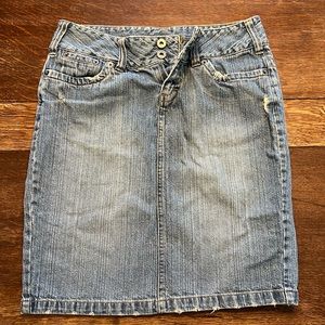 Red Camel Vintage denim skirt